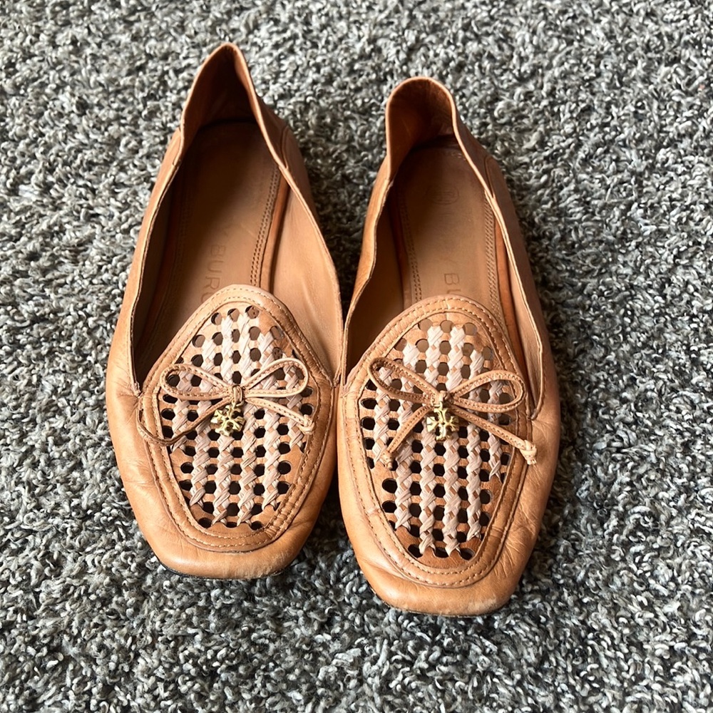 Tory Burch Tory Burch Tory Charm Loafer Brown Leather Sz 6